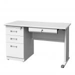 3 Drawers 1 Keyboard Holder Powder Coated Steel Executive Desk for sale