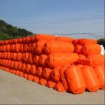 HDPE Pipe Floater With Good Flexibility Hot Galvanized Steel Bolts And Nuts