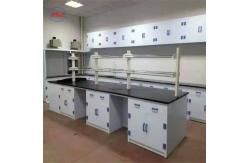 China Durable School Island Bench Laboratory , Chemical Resistant Modular Lab Table supplier