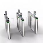 Automatic Swing Barrier Gate Electronic Face Recognition Fast Lane Speed Turnstile Gate