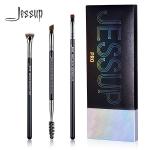 Jessup 3pcs Basic Makeup Brushes Set With Birch Wooden Handle for sale
