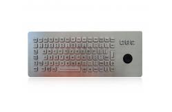 China Metal Wired Backlit Keyboard Vandal Proof  With Hula Pointer Mouse supplier
