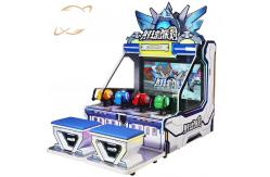 China 100W Kids Game Machine 4 Players 6 In 1 Ball Shoot Arcade Machine supplier