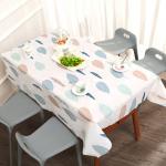 Plastic PEVA Custom 54*108 Inch Logo Printed Tablecloth For Wedding for sale