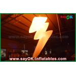 Nylon Cloth Hang Inflatable Lighting Decoration With LED Light Color Change for sale
