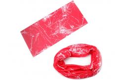 China Orange Motorbike  Tubular Headwear Sublimation Printing Breathable Not Deformation supplier
