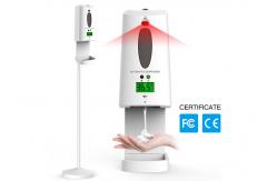 China Multi Functional Touchless Hand Sanitizer Dispenser With Thermometer supplier
