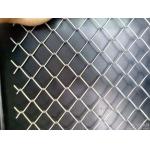 Galvanized Wire Mesh Vinyl Wrapped Chain Link Fence Diamond Hole Cyclone