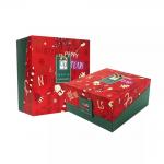 Custom Printing Christmas Cardboard Gift Boxes Decorative Christmas Eve Box for sale