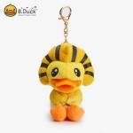 Cute Duck Cotton Plush Toys Keychain For Collection OEM ODM