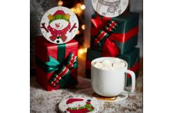 China Custom Printed Round Absorbent Paper Drink Cup Cardboard Beer Posable Coasters supplier