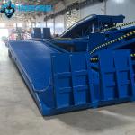 10T-10M Customized Green Loading And Unloading Goods Mobile  Dock Ramp