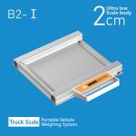 Accurate Portable Truck Scale Weigh Pads with Wireless Printing Display Built-in Lithium Battery for sale