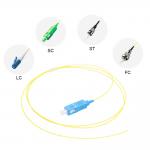 0.9mm 1/1.5 Meter FTTH Sc-upcyellow SC/APC Sinle Core Sm G.652d Core Sc Fiber Patch Pigtail for sale