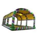 Big Inflatable Swimming Pool With Tent , Airtight  0.6mm PVC Inflatable Pool