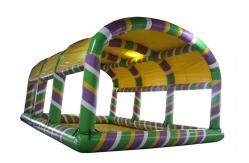 China Big Inflatable Swimming Pool With Tent , Airtight  0.6mm PVC Inflatable Pool supplier