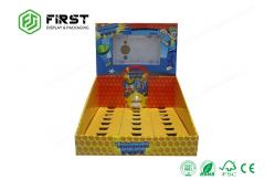 China Custom Printed Recyclable Retail Promotion Cardboard Counter Display Boxes With Holes supplier