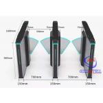 Standard / Customized Flap Barrier Gate 0.2s Speed With Access Control for sale