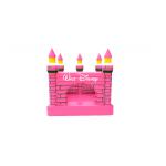 Pink Color Inflatable Disney childrens inflatable bouncy castle for sale