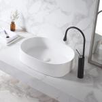 Counter Top 560*390*140mm Sanitary Ware Basin Easy To Clean Ceramic for sale