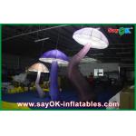 Attractive 3m Inflatable Mushroom LED Lighting 190T Nylon For Engagement