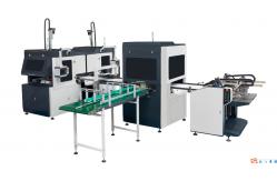 China Fully Automatic Double Positioning Double Molding Rigid Box Positioning Machine supplier