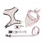 Polyester Dog Harness Set Custom Comfortable Pet Cat Harness And Leash Set for sale