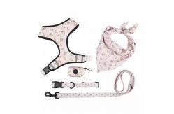 China Polyester Dog Harness Set Custom Comfortable Pet Cat Harness And Leash Set supplier