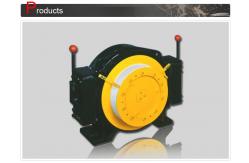 China Elevator Traction Motor , Gearless Elevator Machine Low Operation Noise supplier