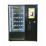 Salad Bottle Vending Machine With QR Code Payment Elevator System Card Reader