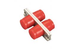 China FC DX With Rectangle Flange Fiber Optic Adapter/Coupler supplier