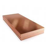 JIS 1219mm 1500mm 1800mm Flat Copper Plate ISO9001 TU1 TU0 TU2 Interior Decorating for sale