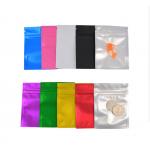 Mylar Matte Zip Resealable Plastic Packaging Bag Pouches Moisture Proof for sale