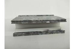 China Non FadedAluminum Window Profiles Verisimilitude Natural Stone Effect supplier