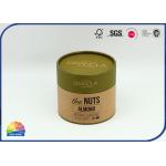 Kraft Paper Core Cardboard Cylinder Tube Food Packaging 4c UV Print for sale