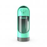 Outdoor Travel Portable Pet Feeding Bottle With ABS Sink PC Cup Body for sale