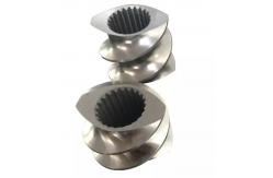 China Kneading Block Twin Screw Extruder Parts For Co Rotating Extruder Screw supplier