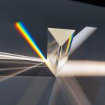 Optical Right Angle Glass Prism Shape Customizable For Lighting