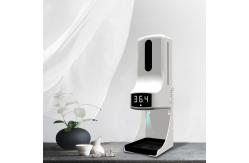 China Multi Language Intelligent Sensor Soap Dispenser K9pro Thermometer With Sanitizer Dispenser supplier