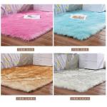 Super Soft Home Use Polyester Area Rugs / Faux Sheepskin Area Rug