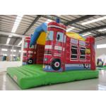 0.55mm Pvc Tarpaulin Indoor Inflatable Bounce House , Toddler Jump House Double Stitching for sale