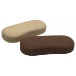 Leather Wrapped Hard Metal Clamshell Eyeglass Case for sale