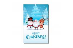 China Offset Printing Greeting Custom Lenticular Cards In 0.58mm Plastic supplier