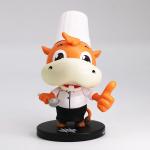 Cute 3D Anime Vinyl Toys Non Phthalate PVC Plastic Mini Figures OEM for sale
