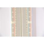 840 points connected breadboard with blue and red coordinates
