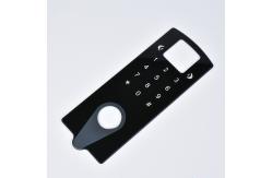China Custom Smart Lock Acrylic Display Cover Glass With Silk Screen Printing supplier