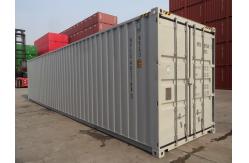China Grey Ocean Shipping Containers Length 12192MM Corner Casting High Efficiency supplier
