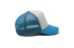 China Unisex Snapback Truck Driver Hat With Embroidered Logo Sponge Mesh Hat supplier