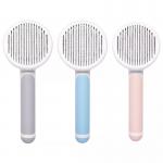 Wholesale Automatically Pet Dog Cat Grooming Brush Self Cleaning Remove Dog Hairs Pet Comb for sale
