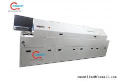 China 220V / 110V SMT LED Wave Soldering Machine PLC Controlling With 6 Heat Zone supplier